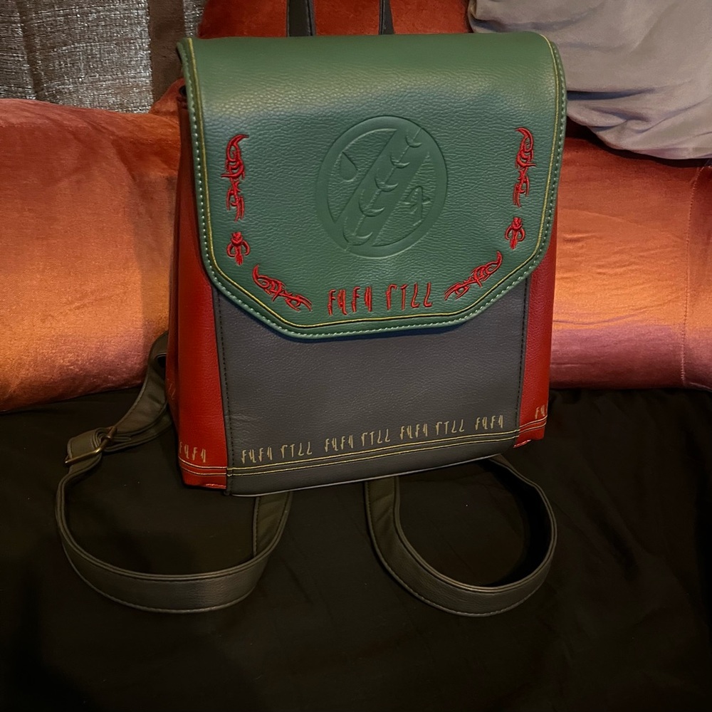 Star Wars Boba Fett embroidered mini backpack